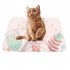 Cat Litter Mat Pet Feeding Mat Cartoon Printing Foldable Non slip Dog Dish Food Mat Placemat for Dogs Cats