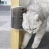 Cat Massage Brush Comb Removable Washable Wall Corner Self Groomer Cat Itching Device Pet Supplies grey 13x8x4 5