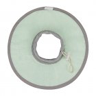 Cat Recovery Collar Protective Cat Neck Cones Adjustable Pet Cone Collar Lightweight Kitten Cones After Surgery Elizabethan Collar For Cats Dog green S