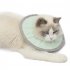 Cat Recovery Collar Protective Cat Neck Cones Adjustable Pet Cone Collar Lightweight Kitten Cones After Surgery Elizabethan Collar For Cats Dog green M