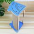 Cat Scratcher Cat Scratch Pad Wtih Cat Teaser Plush Ball Thickened Wear resistant Corrugated Paper Replaceable Cat Scratch Board For Indoor mouth model blue blu