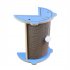 Cat Scratcher Cat Scratch Pad Wtih Cat Teaser Plush Ball Thickened Wear resistant Corrugated Paper Replaceable Cat Scratch Board For Indoor mouth model blue blu