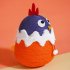 Cat Scratcher With Sisal Rope Ball Chicken Shape Tumbler Cats Scratching Ball Interactive Toys Pet Supplies For Cats Kittens as shown