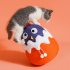 Cat Scratcher With Sisal Rope Ball Chicken Shape Tumbler Cats Scratching Ball Interactive Toys Pet Supplies For Cats Kittens as shown