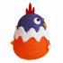 Cat Scratcher With Sisal Rope Ball Chicken Shape Tumbler Cats Scratching Ball Interactive Toys Pet Supplies For Cats Kittens as shown