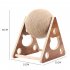 Cat Scratching Ball Toy Wear resistant Cats Scratcher Sisal Rope Furniture Protector Grinding Paws Toys Pet Supplies V shaped small