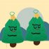 Cat Sisal Pads Christmas Tree Shaped Wear resistant Cat Scratching Board Claw Grinder Green