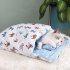 Cat Sleeping Bag Comfortable Breathable Removable Semi closed Winter Warm Bed Cats Nest Purple Owl