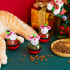 Cat Slow Feeder Funny Mouse Shape Bite resistant Tumbler Ball Treat Dispenser Toy for Indoor Cats Pink