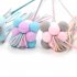 Cat Stick Teaser Rod Feather Bell Tassel Cat Teeth Grinding Toy Colorful cloth strips L