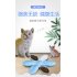 Cat Tableware Petal Shape Multi grid Plastic Pet Utensils Feeding and Water Bowl green