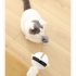 Cat Teaser Stick Electric Automatic Lifting Cat Toys Funny Hairy Ball Interactive Lifting Ball Toys white  with accessories 