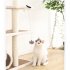Cat Teaser Stick Electric Automatic Lifting Cat Toys Funny Hairy Ball Interactive Lifting Ball Toys white  with accessories 