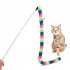 Cat Teaser Stick Teaser Wand Relieve Boredom Funny Cat Interactive Toy Pet Supplies grey dot