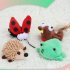 Cat Toys Simulation Hedgehog Bird Ladybird Frog Squeaky Interactive Plush Toys Pet Supplies For Small Dogs Puppy Kitten Ladybird