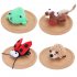 Cat Toys Simulation Hedgehog Bird Ladybird Frog Squeaky Interactive Plush Toys Pet Supplies For Small Dogs Puppy Kitten Hedgehog