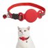 Cat Tracker Collar  Cat Gps Tracker Collar With Adjustable Tape  Bell  Love Decoration  Adjustable Tracker Collar For Kitty  Puppy  Indoor  Outdoor  Hiking Or R