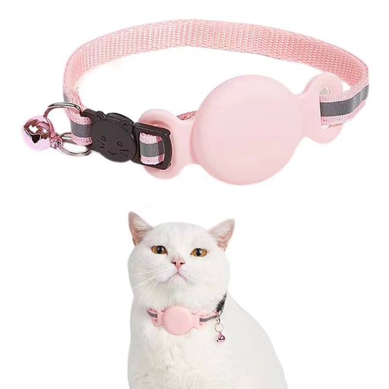 Cat Tracker Collar, Cat Gps Tracker Collar With Adjustable Tape, Bell, Love Decoration, Adjustable Tracker Collar