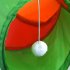 Cat Tunnel With Playing Ball J Shaped Rainbow Color Small Animal Activity Tunnels Collapsible Rabbit Interactive Supplies Tunnels Indoor Cats Tunnel Toy For Kit