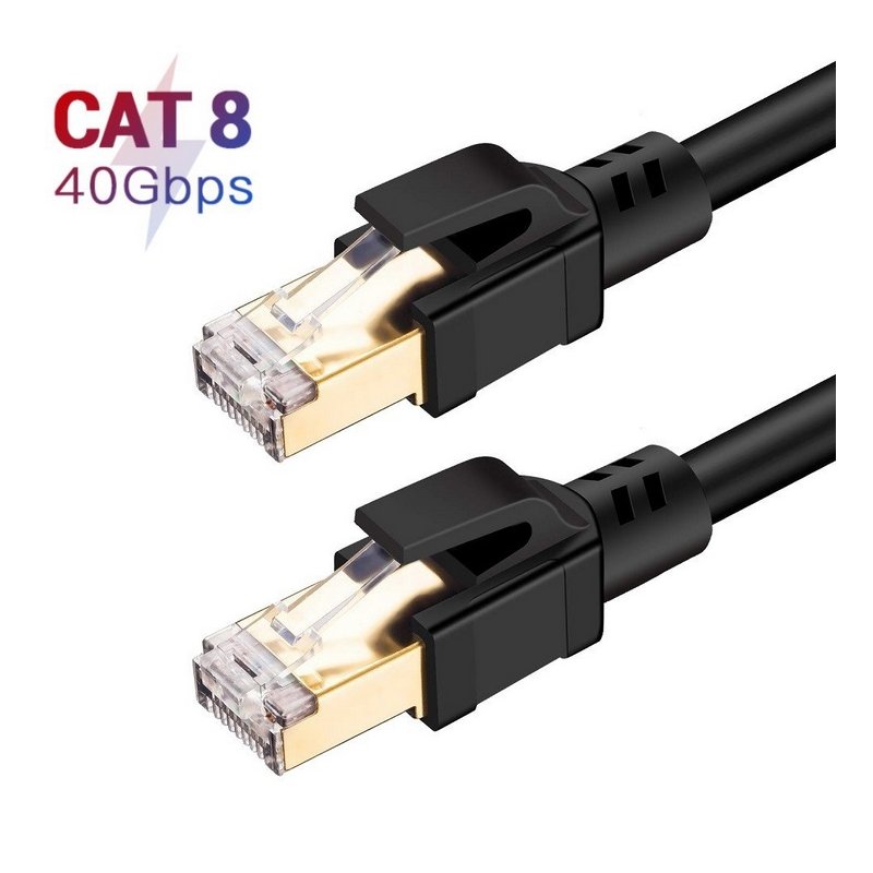 Cat8 Ethernet Connection Line Jumper Indoor Computer Router Pure Copper Cable Optical Fiber Broadband Connection Line 1 meter