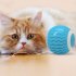 Cats Dogs Electric Ball Toys Built in Obstacle Avoidance LED Lights Intelligent Rolling Ball For Anxiety Relief Boredom Reduce orange red