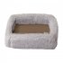 Cats Scratching Board Rectangle Cat Scratcher Pad Grinding Claws Cardboard Corrugated Paper Kitten Scrapers With Fluffy Baffles On 4 Sides Pet Furniture Supplie