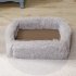 Cats Scratching Board Rectangle Cat Scratcher Pad Grinding Claws Cardboard Corrugated Paper Kitten Scrapers With Fluffy Baffles On 4 Sides Pet Furniture Supplie