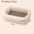 Cats Scratching Board Rectangle Cat Scratcher Pad Grinding Claws Cardboard Corrugated Paper Kitten Scrapers With Fluffy Baffles On 4 Sides Pet Furniture Supplie