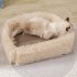Cats Scratching Board Rectangle Cat Scratcher Pad Grinding Claws Cardboard Corrugated Paper Kitten Scrapers With Fluffy Baffles On 4 Sides Pet Furniture Supplie