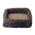 Cats Scratching Board Rectangle Cat Scratcher Pad Grinding Claws Cardboard Corrugated Paper Kitten Scrapers With Fluffy Baffles On 4 Sides Pet Furniture Supplie