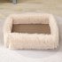 Cats Scratching Board Rectangle Cat Scratcher Pad Grinding Claws Cardboard Corrugated Paper Kitten Scrapers With Fluffy Baffles On 4 Sides Pet Furniture Supplie