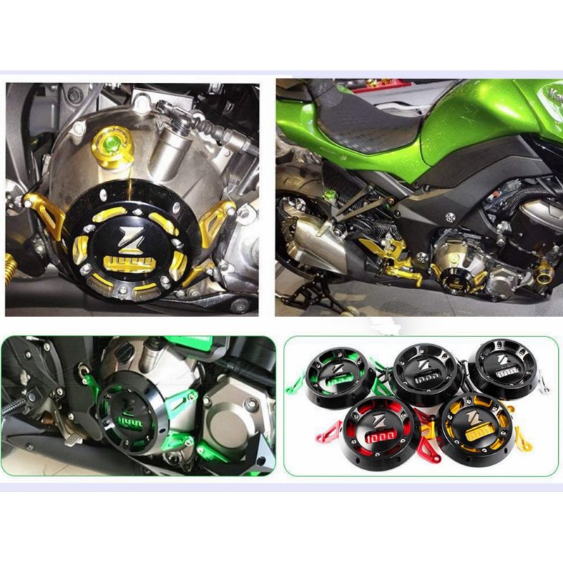CNC Aluminum Motorcycle Engine Guard Side Stator Case Guard Protector for Kawasaki Z1000 2010 - 2018 