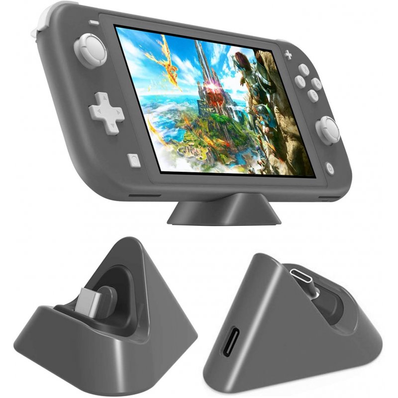 Universal Gaming Machine Portable Triangle Shaped Type-C Charging Base for Switch/Lite 