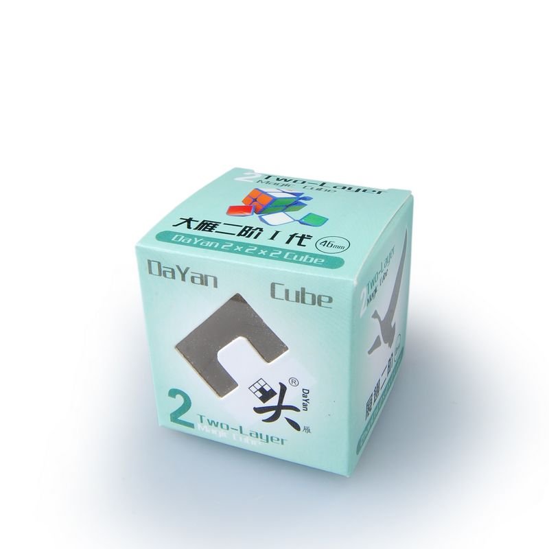 [US Direct] CeeMart DAYAN 46mm 2x2x2 Brain Teaser Magic IQ Cube Complete Kit (Colorful)