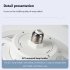 Ceiling Fan With Light  Small Ceiling Fans With Dimmable RGB Lights  5 ABS Blades  3 speed Wind  E27 Flush Mount Fan Light For Bedroom Living Room Kids Room RGB