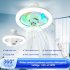 Ceiling Fan With Light  Small Ceiling Fans With Dimmable RGB Lights  5 ABS Blades  3 speed Wind  E27 Flush Mount Fan Light For Bedroom Living Room Kids Room RGB