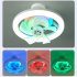 Ceiling Fan With Light  Small Ceiling Fans With Dimmable RGB Lights  5 ABS Blades  3 speed Wind  E27 Flush Mount Fan Light For Bedroom Living Room Kids Room RGB