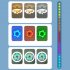 Ceiling Fan With Light  Small Ceiling Fans With Dimmable RGB Lights  5 ABS Blades  3 speed Wind  E27 Flush Mount Fan Light For Bedroom Living Room Kids Room RGB