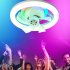 Ceiling Fan With Light  Small Ceiling Fans With Dimmable RGB Lights  5 ABS Blades  3 speed Wind  E27 Flush Mount Fan Light For Bedroom Living Room Kids Room RGB