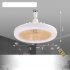 Ceiling Fans Light Ceiling Fan With 3 Adjustable Wind Speeds Timer Smart Remote Ceiling Fans With Light Indoor E27 Light Fixture For Bedroom Living Room Kitchen