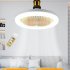 Ceiling Fans Light Ceiling Fan With 3 Adjustable Wind Speeds Timer Smart Remote Ceiling Fans With Light Indoor E27 Light Fixture For Bedroom Living Room Kitchen