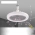 Ceiling Fans Light Ceiling Fan With 3 Adjustable Wind Speeds Timer Smart Remote Ceiling Fans With Light Indoor E27 Light Fixture For Bedroom Living Room Kitchen