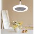 Ceiling Fans Light Ceiling Fan With 3 Adjustable Wind Speeds Timer Smart Remote Ceiling Fans With Light Indoor E27 Light Fixture For Bedroom Living Room Kitchen