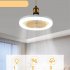 Ceiling Fans Light Ceiling Fan With 3 Adjustable Wind Speeds Timer Smart Remote Ceiling Fans With Light Indoor E27 Light Fixture For Bedroom Living Room Kitchen