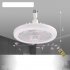 Ceiling Fans Light Ceiling Fan With 3 Adjustable Wind Speeds Timer Smart Remote Ceiling Fans With Light Indoor E27 Light Fixture For Bedroom Living Room Kitchen