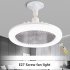 Ceiling Fans Light Ceiling Fan With 3 Adjustable Wind Speeds Timer Smart Remote Ceiling Fans With Light Indoor E27 Light Fixture For Bedroom Living Room Kitchen