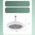 Ceiling Fans Light Ceiling Fan With 3 Adjustable Wind Speeds Timer Smart Remote Ceiling Fans With Light Indoor E27 Light Fixture For Bedroom Living Room Kitchen