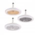 Ceiling Fans Light Ceiling Fan With 3 Adjustable Wind Speeds Timer Smart Remote Ceiling Fans With Light Indoor E27 Light Fixture For Bedroom Living Room Kitchen
