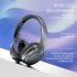 Celebrat A33 Wireless Headphones Hifi Stereo over Ear Headphones with Microphone Adjustable Headband Black