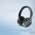 Celebrat A33 Wireless Headphones Hifi Stereo over Ear Headphones with Microphone Adjustable Headband Black